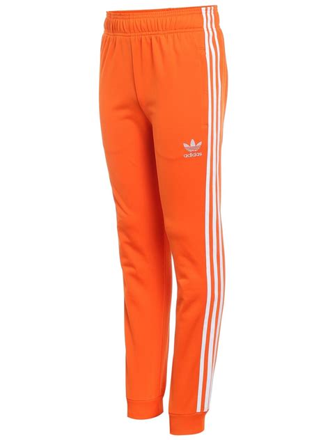 jogginghose herren breit orange adidas|orange Jogginghosen .